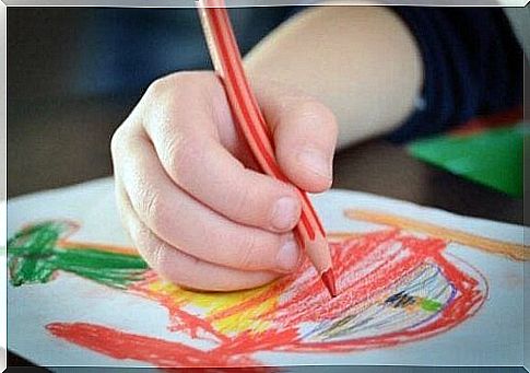 The color red in children's drawings can reflect the child's vitality and energy