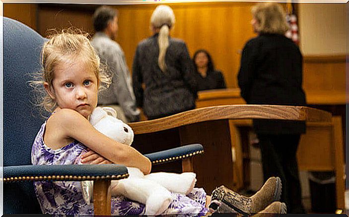 legal representation - child in the courtroom