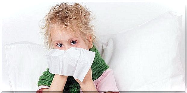 A stuffy nose in children can be a symptom of infection